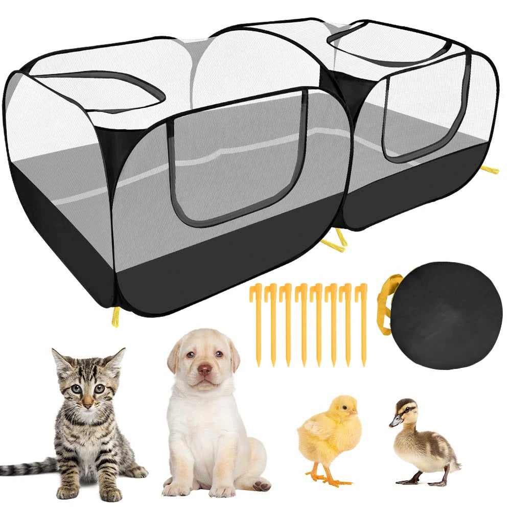 Portable Small Animals Playpen Pet Cage Cat Tent Large