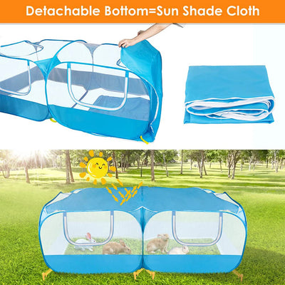 Portable Small Animals Playpen Pet Cage Cat Tent Large