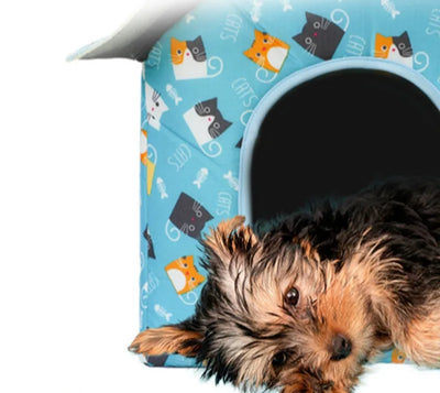 Water-Resistant Foldable Pet House – Outdoor Shelter for Cats & Dogs