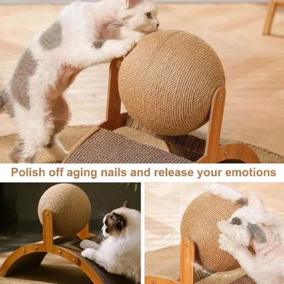 Rabbit Scratch Toy for Cats – Indoor Play & Furniture Protection