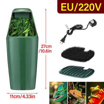 Automatic Water Dispenser Reptile Pet Water Filter Drinking Feeder