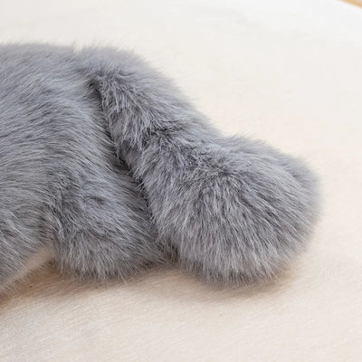 New Cute Simulation Lie prone Posture Cats Plush Toys Stuffed Soft Animal Cat
