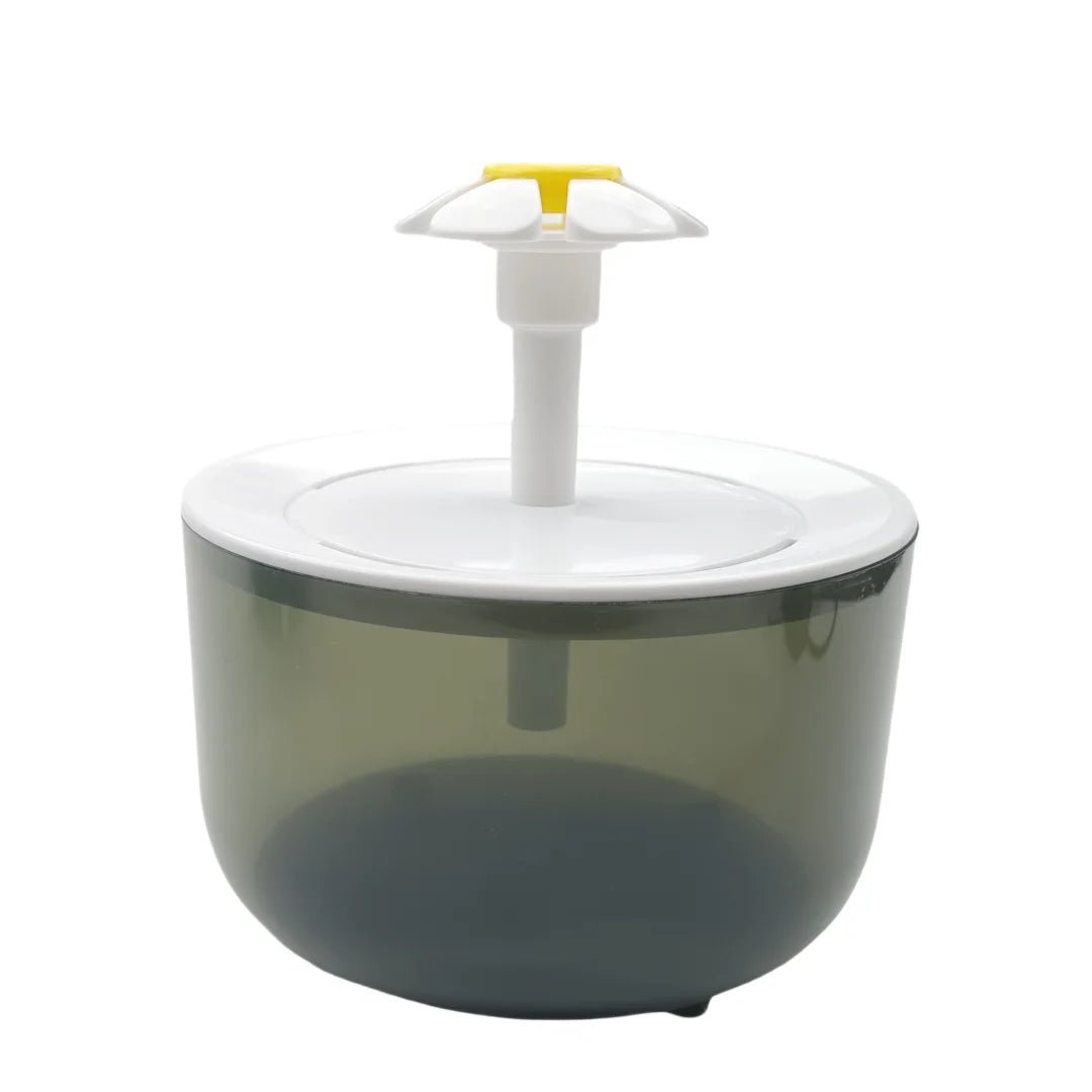 Cat Flower Water Dispenser, Recirculating Pet Water Dispenser, USB Powered, Silent, with Filter Foam for Cats and Small Dogs - Pets Lovers supplie