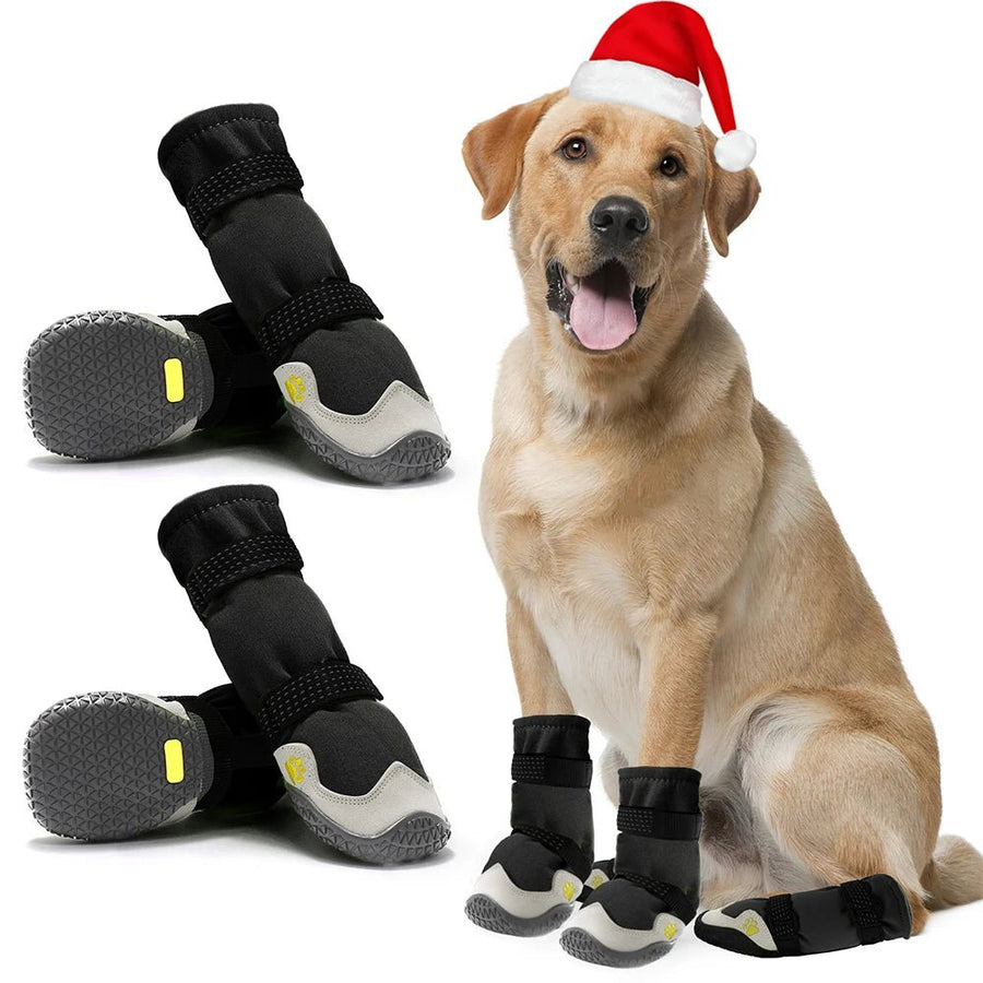 Dog Boots for Large Dogs Waterproof Medium - Sized Dogs Shoes Non - Slip Paw Protector - Pets Lovers supplie