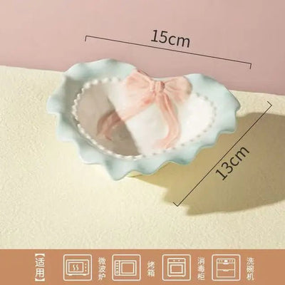 Love Cat Bowls Large Caliber Ceramic Bowl Pets Cute Puppies Kittens Pets Cat Accessories Gifts - Pets Lovers supplie