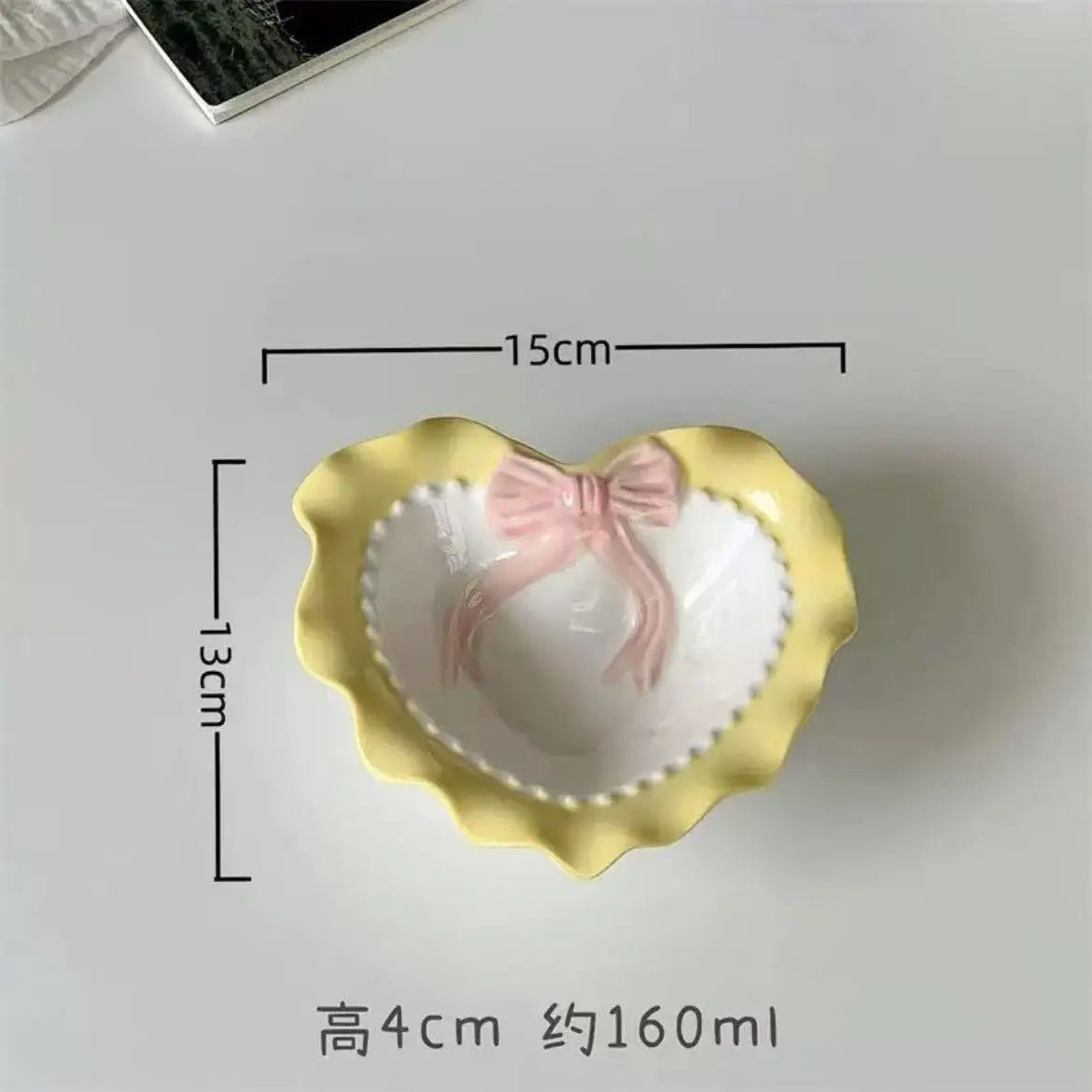 Love Cat Bowls Large Caliber Ceramic Bowl Pets Cute Puppies Kittens Pets Cat Accessories Gifts - Pets Lovers supplie