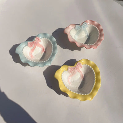 Love Cat Bowls Large Caliber Ceramic Bowl Pets Cute Puppies Kittens Pets Cat Accessories Gifts - Pets Lovers supplie