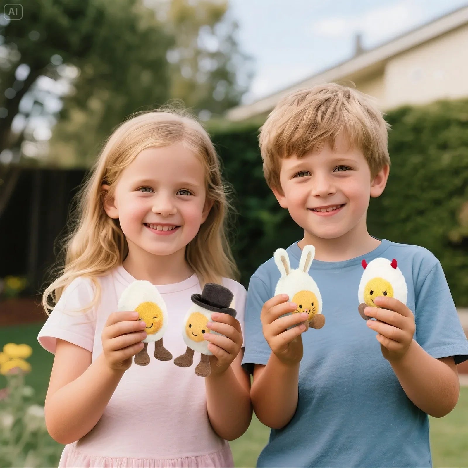 q fashionable creative toys for cats and charming smile,Beautiful soft boiled eggs, happy doll - Pets Lovers supplie