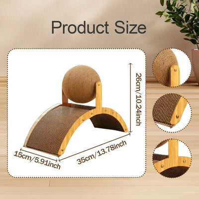 Rabbit Scratch Toy for Cats Kittens Indoor Playing Protect Furniture Pet Training Accessory - Pets Lovers supplie