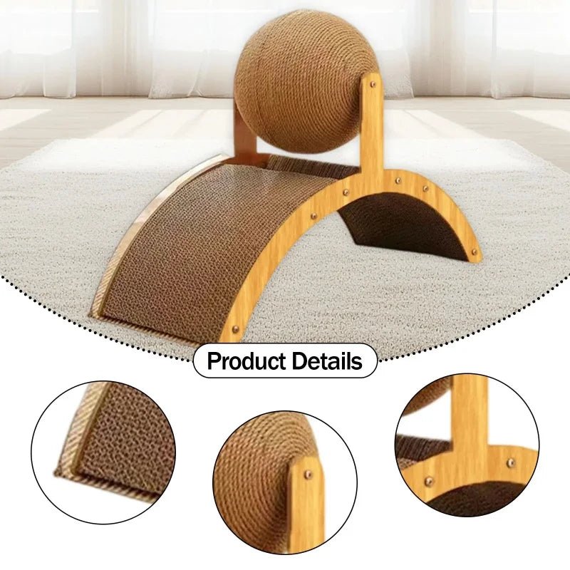 Rabbit Scratch Toy for Cats Kittens Indoor Playing Protect Furniture Pet Training Accessory - Pets Lovers supplie
