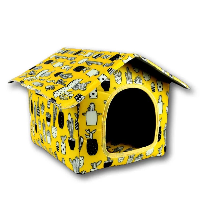 Water - resistant Foldable and Detachable Pet House Ideal for Cats Dogs in Outdoor - Pets Lovers supplie