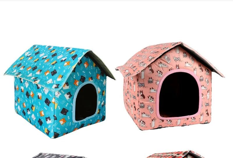 Water - resistant Foldable and Detachable Pet House Ideal for Cats Dogs in Outdoor - Pets Lovers supplie