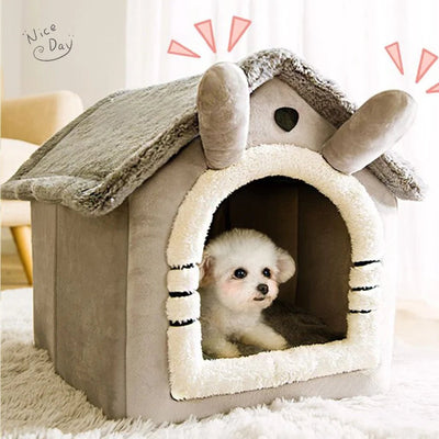 winterFolding houses for small and medium sized dogs and cats, mattresses, pet products - Pets Lovers supplie